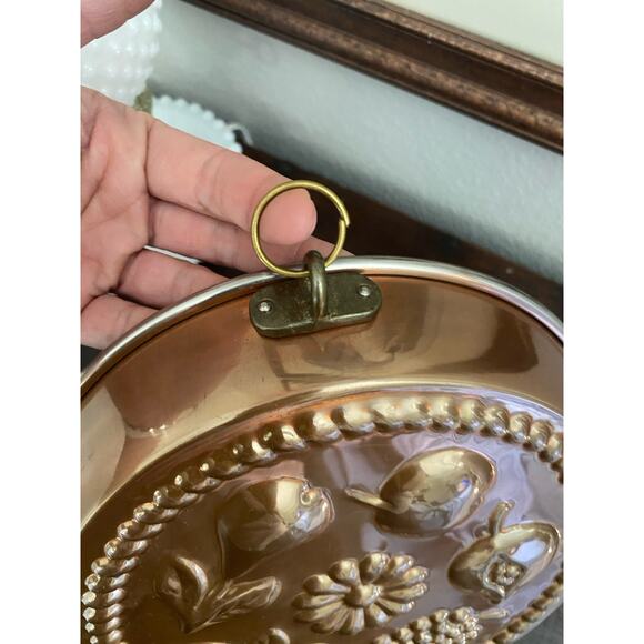 Vintage Copper Mold Fruit Wall Art Farmhouse Made In Korea Wall Hanging Copper - Picture 2 of 5